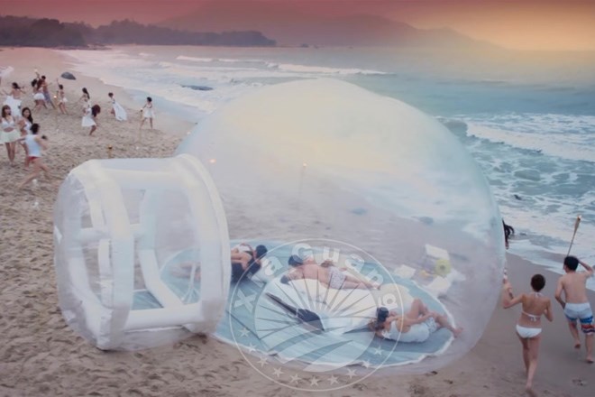 沙湾充气球形帐篷